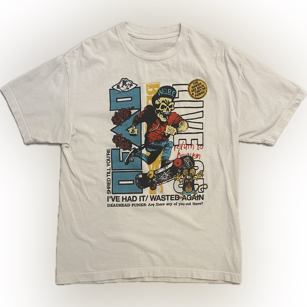 Wonders Of Black Flag T-shirt, color white